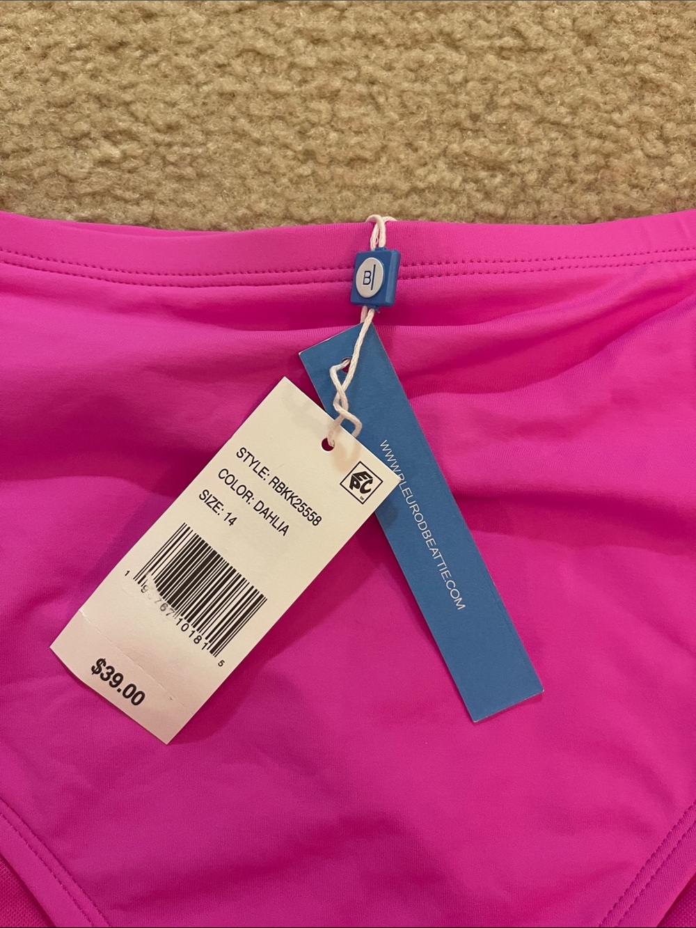 Bleu Rod Beattie Hot Pink Bikini Bottoms - Picture 2 of 4